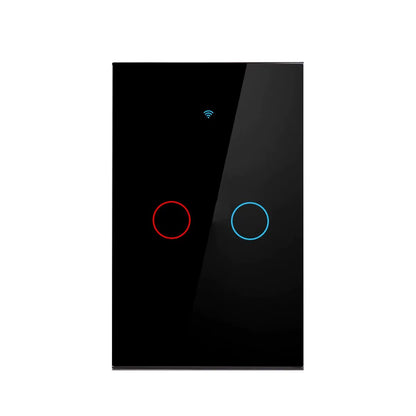 Work with Tuya WIFI Smart Home Switch Light Wall US/EU Glass Touch Panel Voice Wireless Remote Control by Alexa Google Home