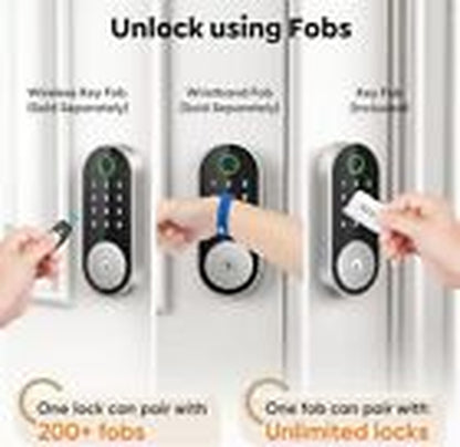 Keyless-Entry Fingerprint Deadbolt Smart Lock: Smart Lock, Automatic