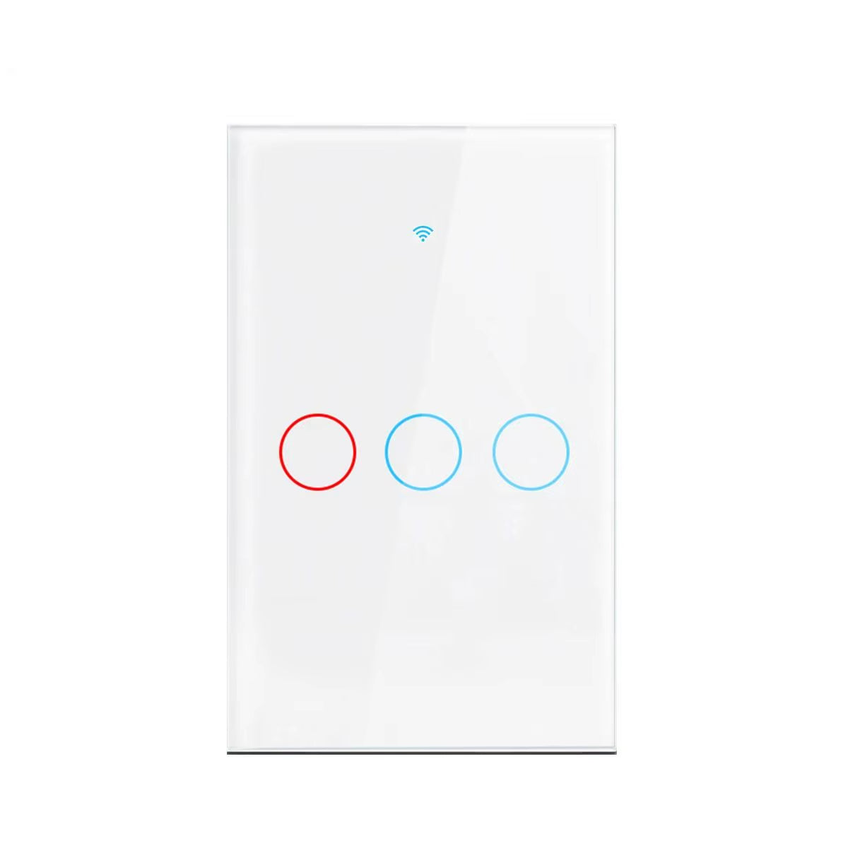 Work with Tuya WIFI Smart Home Switch Light Wall US/EU Glass Touch Panel Voice Wireless Remote Control by Alexa Google Home